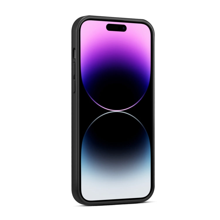 Para iPhone 15 Eseble Star Series Funda para Teléfono con Ranura para Tarjeta y Soporte para Cordón (Negro) - MOVILSTORE