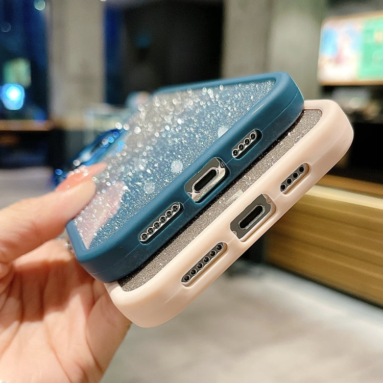 Para iPhone 15 Estuche de Acrílico para Teléfono con Galvanoplastia con Brillo Degradado (Rosa) - MOVILSTORE
