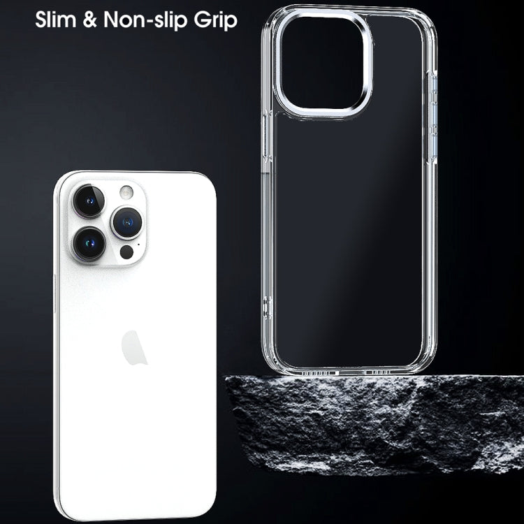 Para iPhone 15 Funda de Acrílico para Teléfono de Alta Translucidez (Negro) - MOVILSTORE