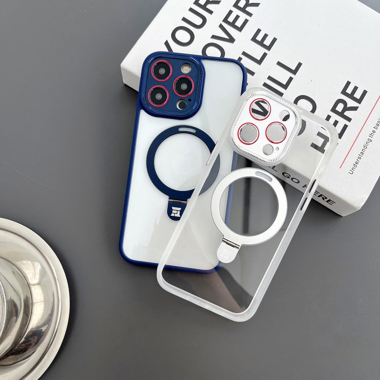 Para iPhone 15 Funda para Teléfono con Soporte Magnético Yashi Magsafe (Púrpura) - MOVILSTORE