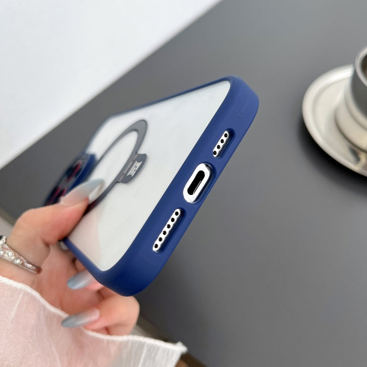 Para iPhone 15 Funda para Teléfono con Soporte Magnético Yashi Magsafe (Púrpura) - MOVILSTORE