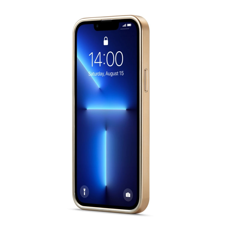 Para iPhone 15 Funda para Teléfono de Pu con Galvanoplastia con Textura de Serpiente Fierre Shann (Marrón) - MOVILSTORE