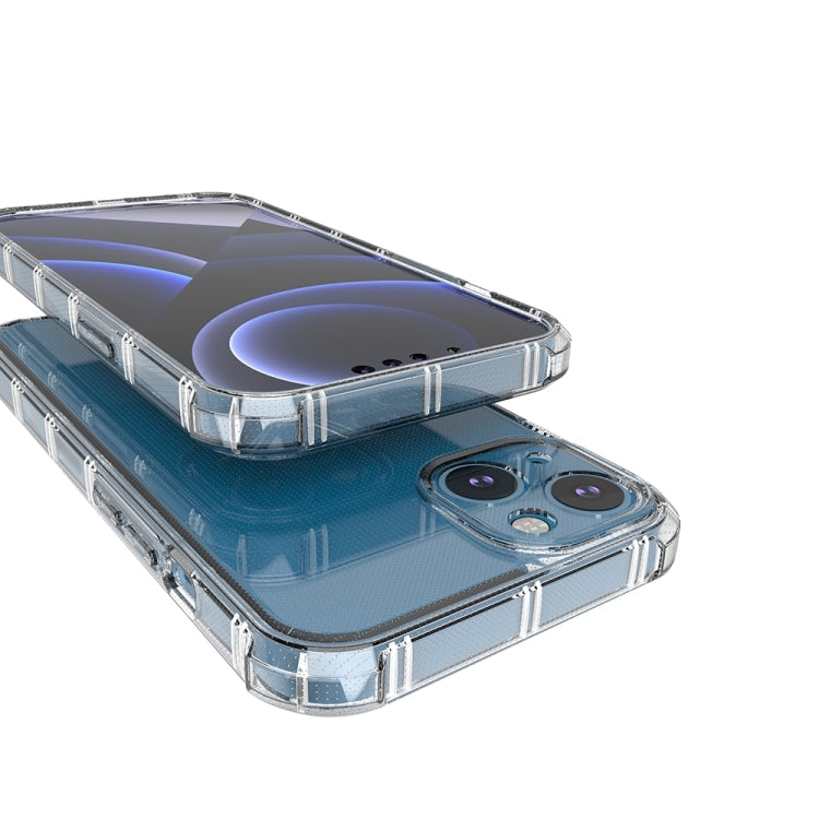 Para iPhone 15 Funda para Teléfono de TPU Anticaída de Doble Hueso con Lado Recto (Transparente) - MOVILSTORE