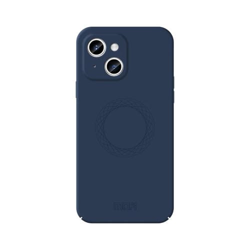 Para iPhone 15 Mofi Qin Series Magsafe Skin Feel Funda de Silicona para Teléfono con Todo Incluido (Azul) - MOVILSTORE