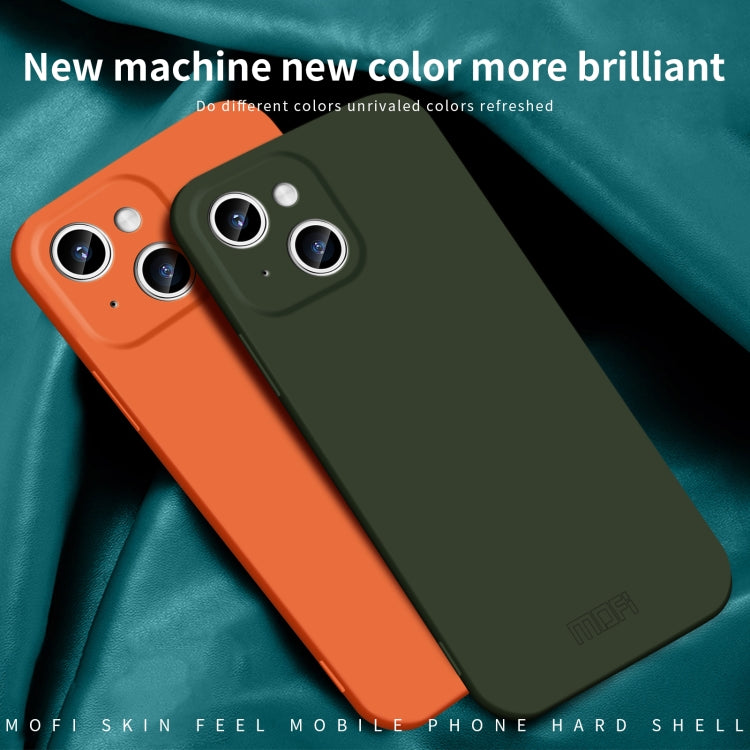 Para iPhone 15 Mofi Qin Series Skin Feel Funda de Silicona para Teléfono con Todo Incluido (Rosa) - MOVILSTORE