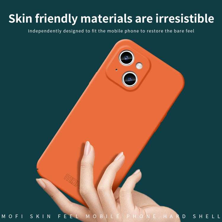 Para iPhone 15 Mofi Qin Series Skin Feel Funda de Silicona para Teléfono con Todo Incluido (Rosa) - MOVILSTORE