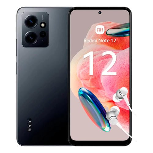 Xiaomi Redmi Note 12 4G 8GB/256GB Gris (Onyx Gray) Dual SIM 23021Raa2Y - MOVILSTORE