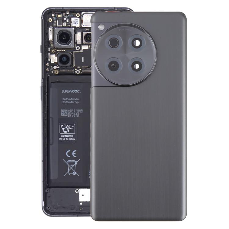 Couvercle de batterie avec objectif de caméra OnePlus Ace 3 (noir)