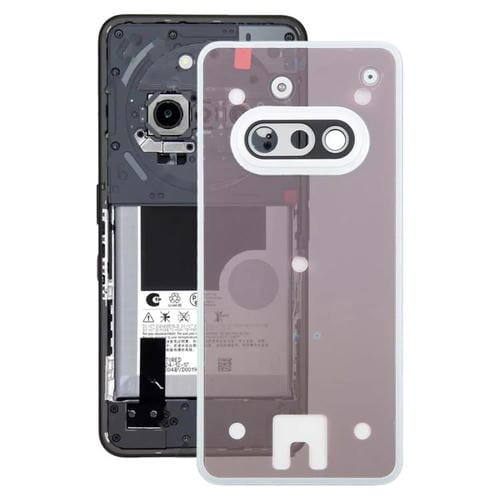 Back Cover Glass Battery and Camera Nothing Phone 3A A059 (White)